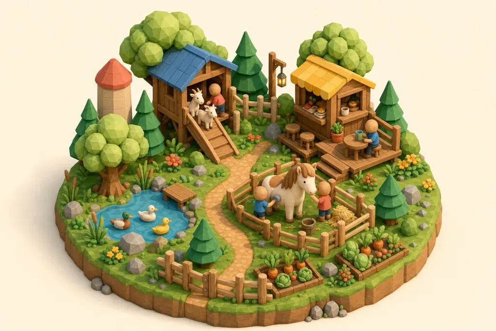 Acorn Farm - kidzdays illustration