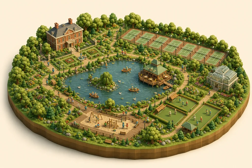 Alexandra Park - kidzdays illustration
