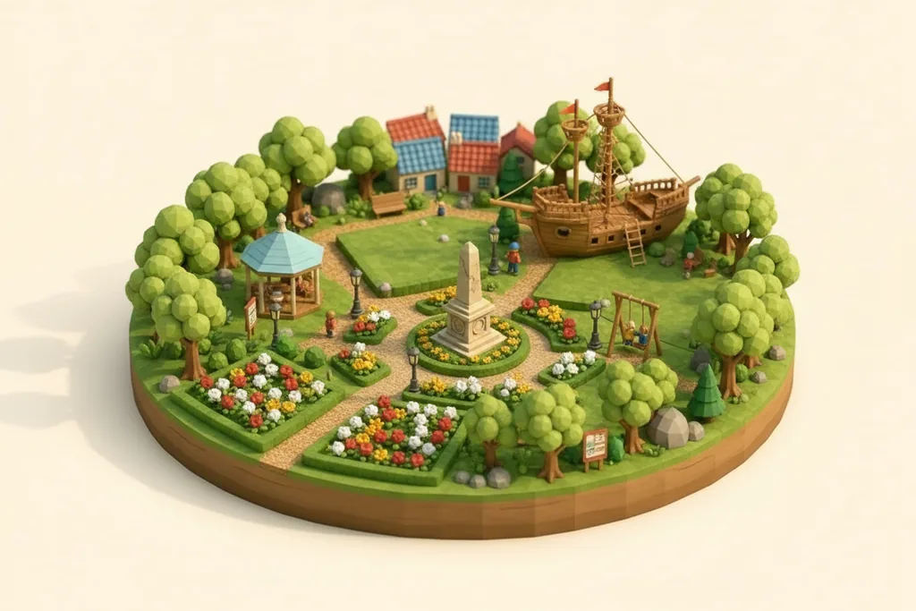 Ashton Gardens - kidzdays illustration