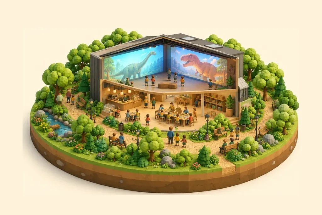 Illustration of Aviva Studios (Factory International)