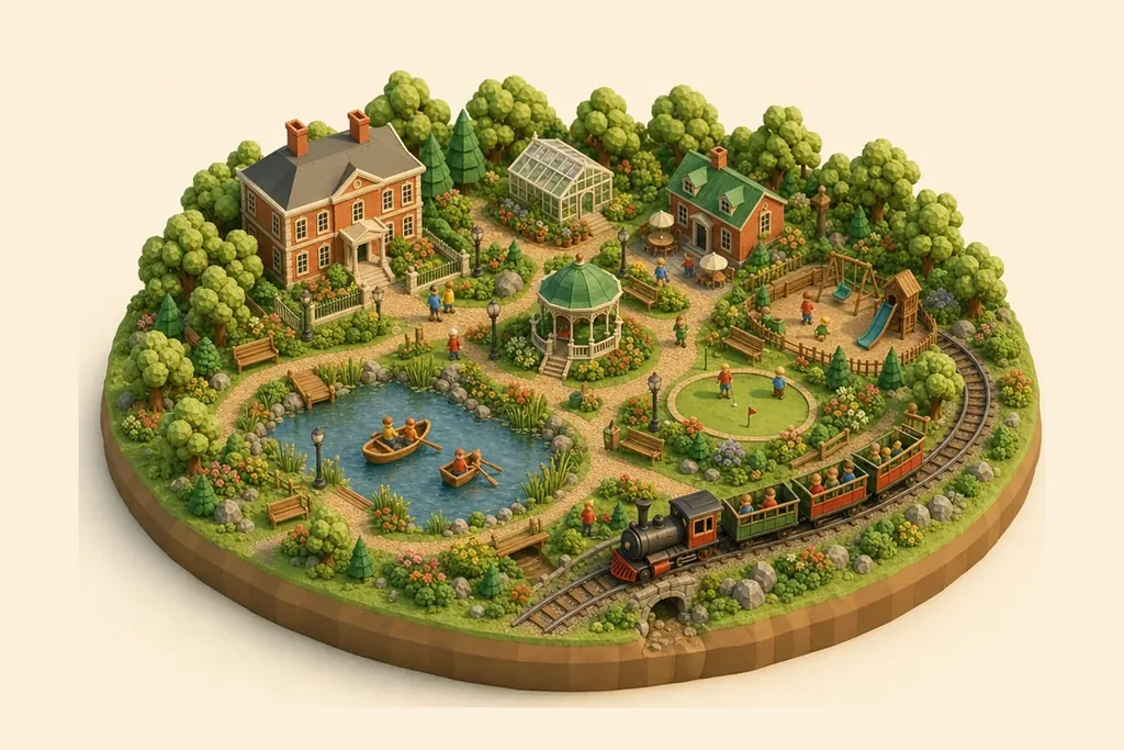 Illustration of Barrow Park
