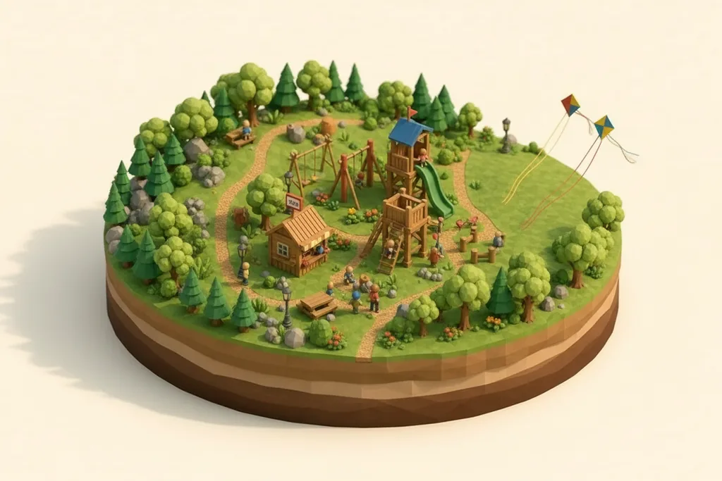 Beacon Country Park - kidzdays illustration