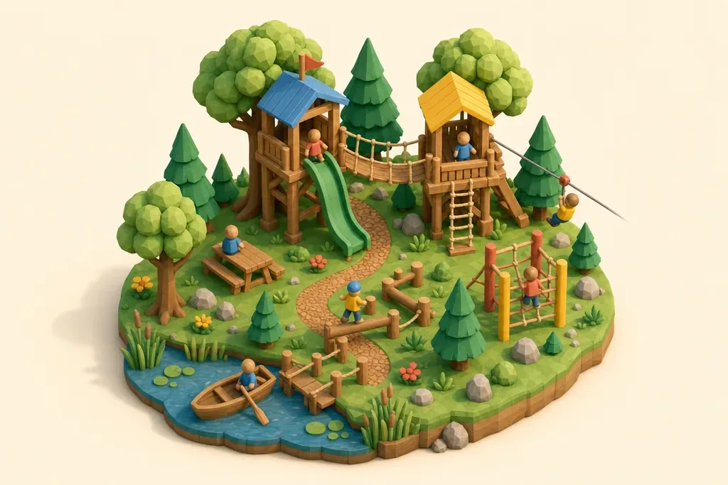 BeWILDerwood Cheshire - kidzdays illustration