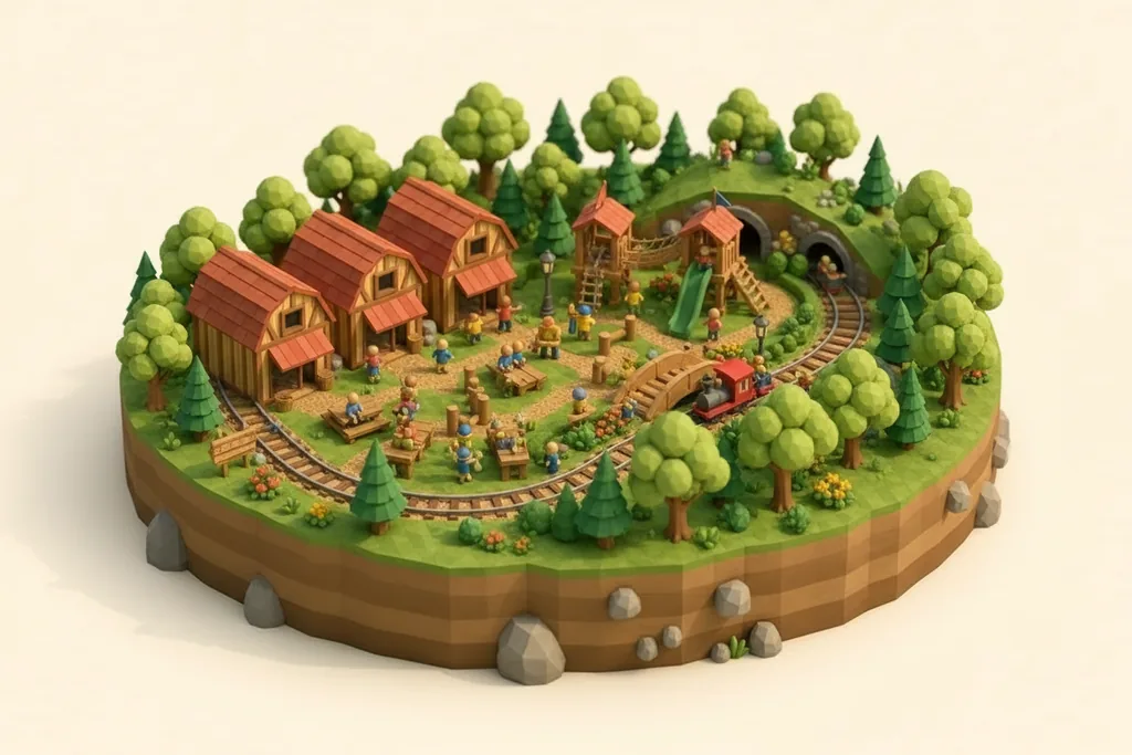 Blakemere Village - kidzdays illustration