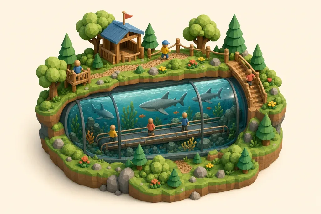 Blue Planet Aquarium - kidzdays illustration