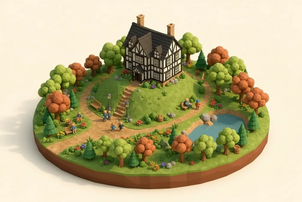 Bramall Hall & Park - kidzdays illustration