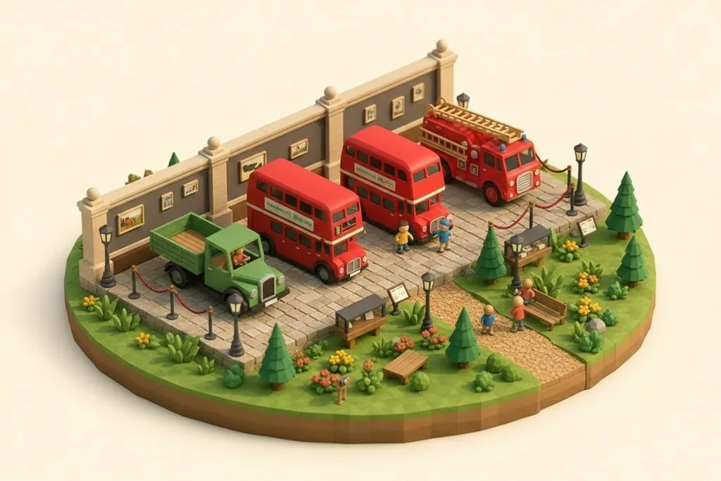 British Commercial Vehicle Museum - kidzdays illustration