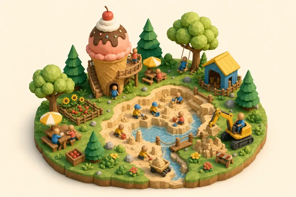 The Ice Cream Farm - kidzdays illustration