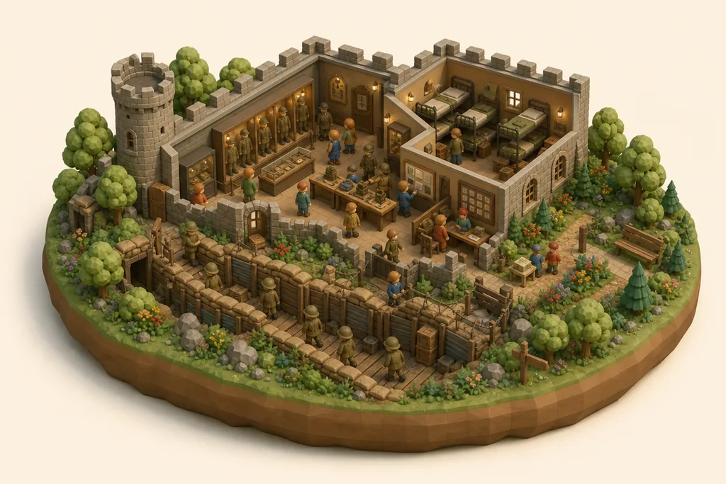 Illustration of Cheshire Military Museum