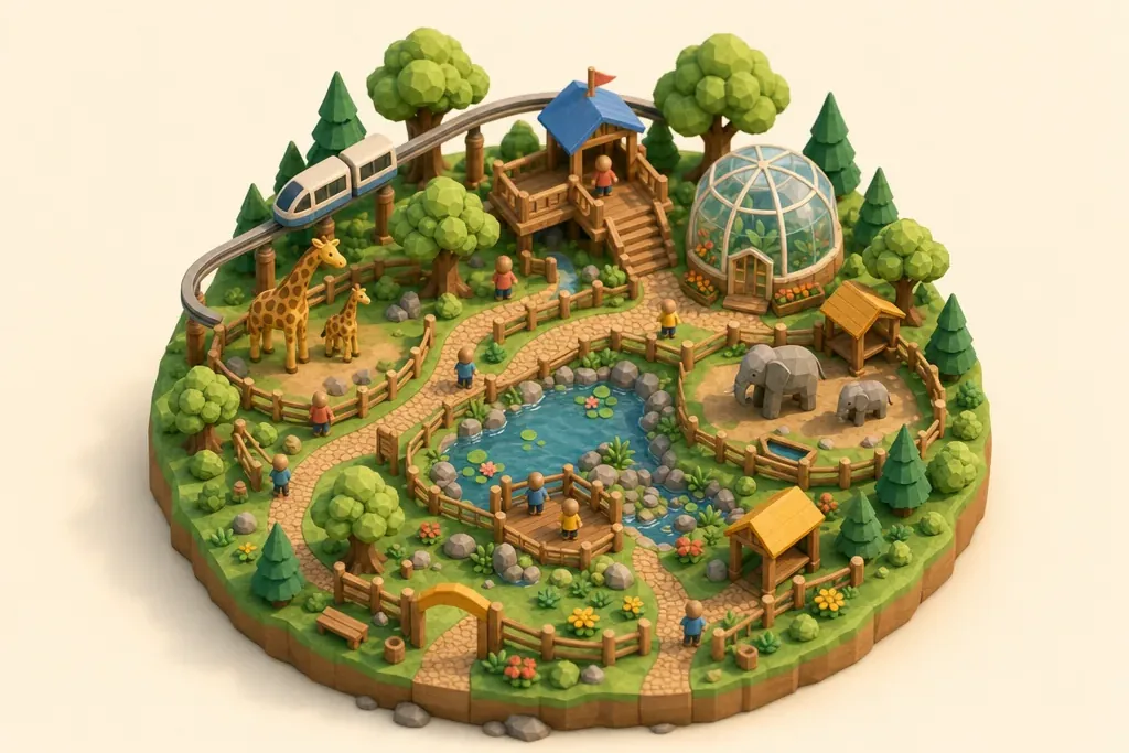 Chester Zoo - kidzdays illustration