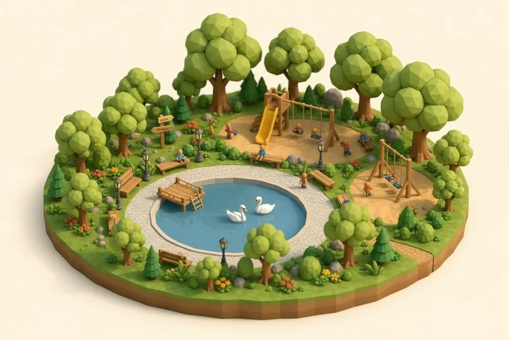 Chorlton Water Park - kidzdays illustration