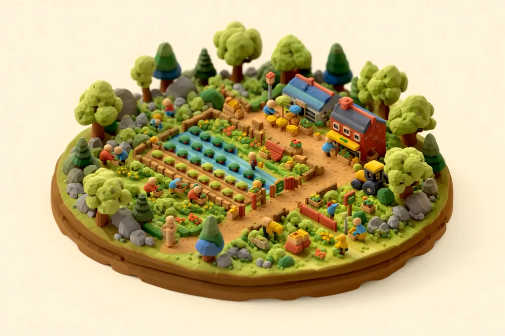 Illustration of Claremont Farm