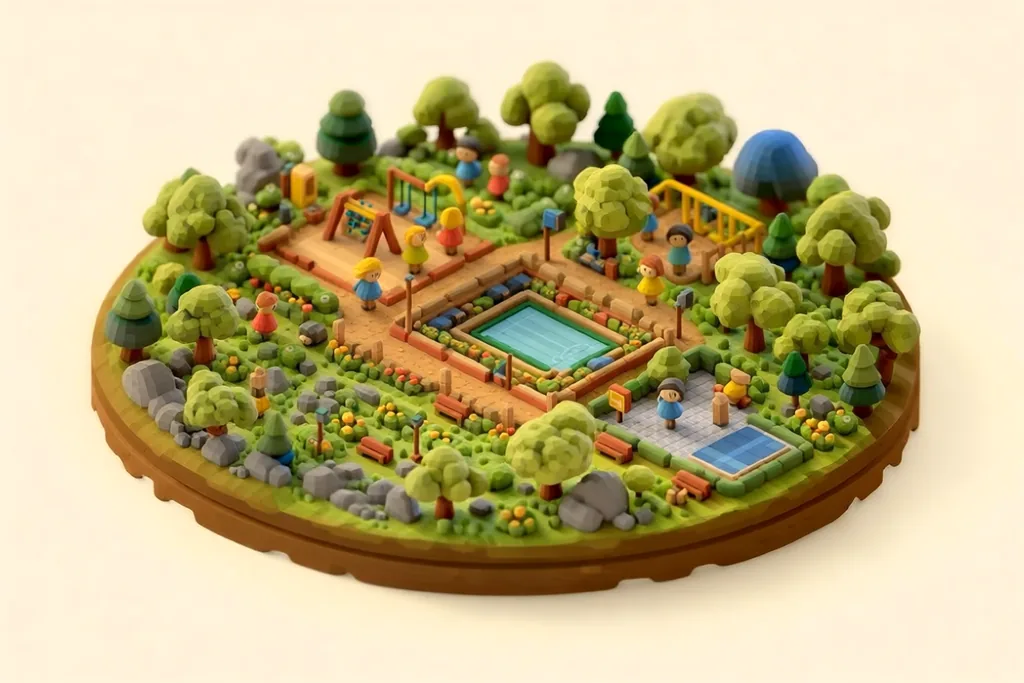 Illustration of Court Hey Park