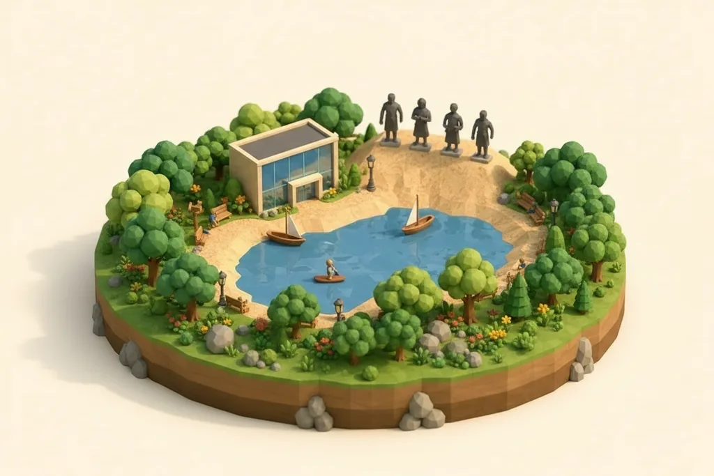 Crosby Lakeside Adventure Centre - kidzdays illustration