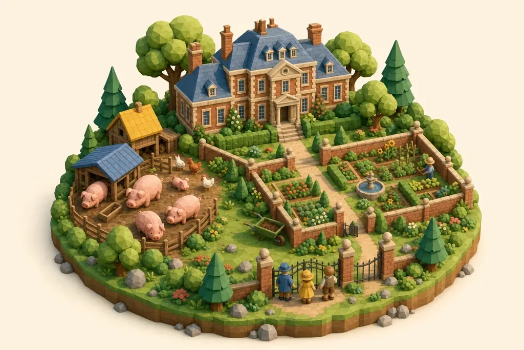 Croxteth Hall & Home Farm - kidzdays illustration