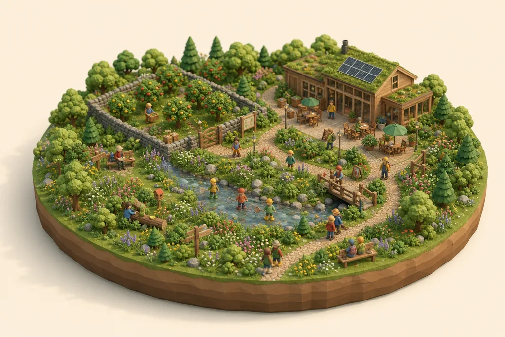 Cuerden Valley Park - kidzdays illustration