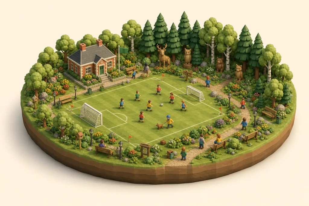 Illustration of Deansgate Lane Fields
