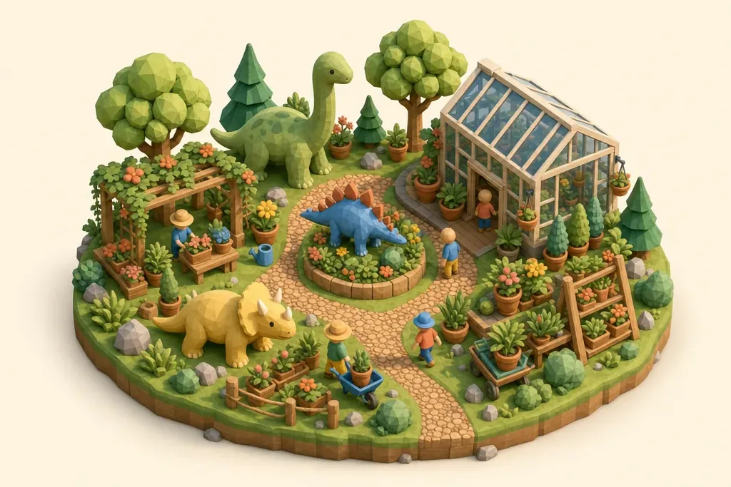 Dinosaur Trail at Bents - kidzdays illustration