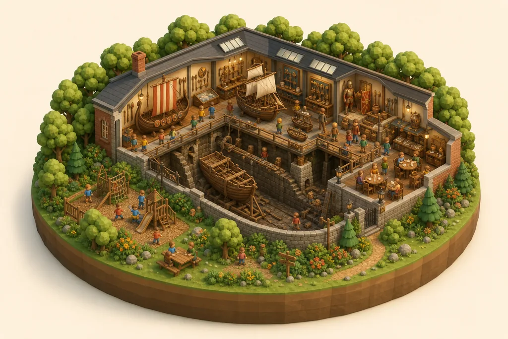 Illustration of The Dock Museum