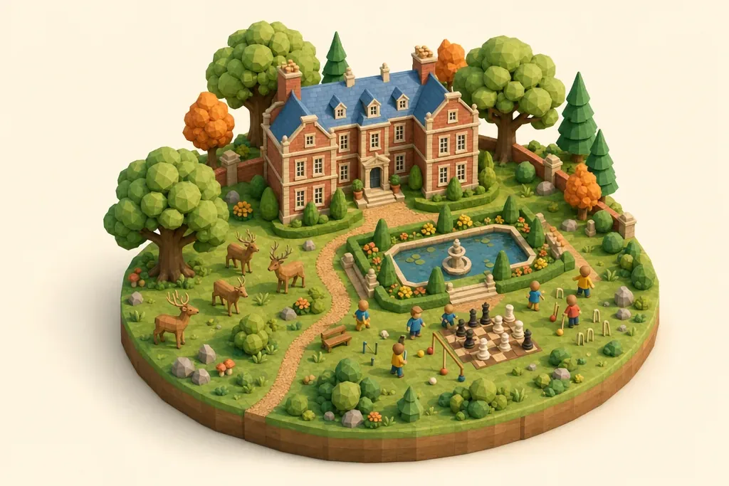 Dunham Massey - kidzdays illustration