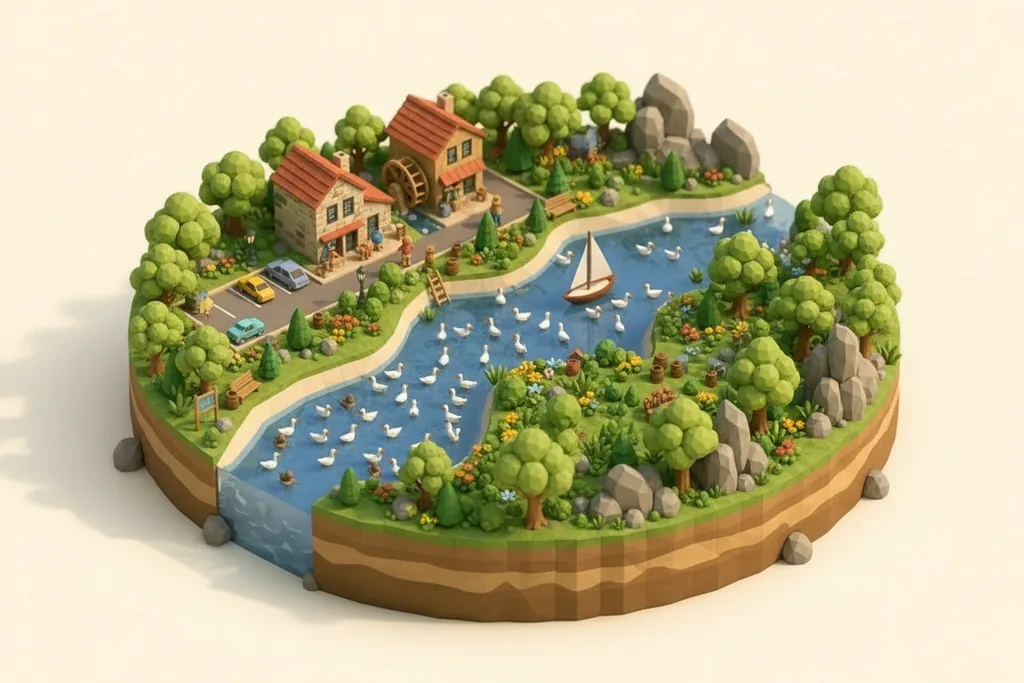 Etherow Country Park - kidzdays illustration