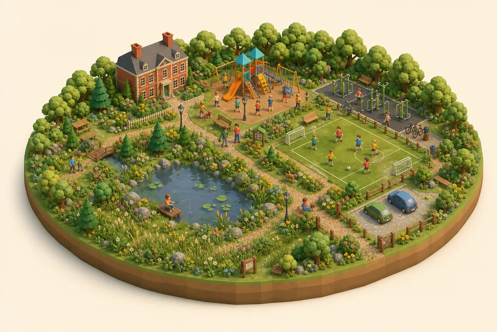 Illustration of Farington Park