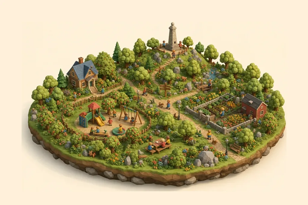 Ford Park - kidzdays illustration