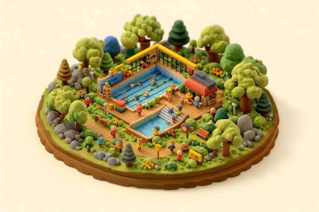 Illustration of Formby Pool