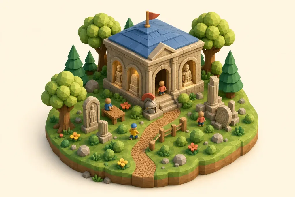 Grosvenor Museum - kidzdays illustration