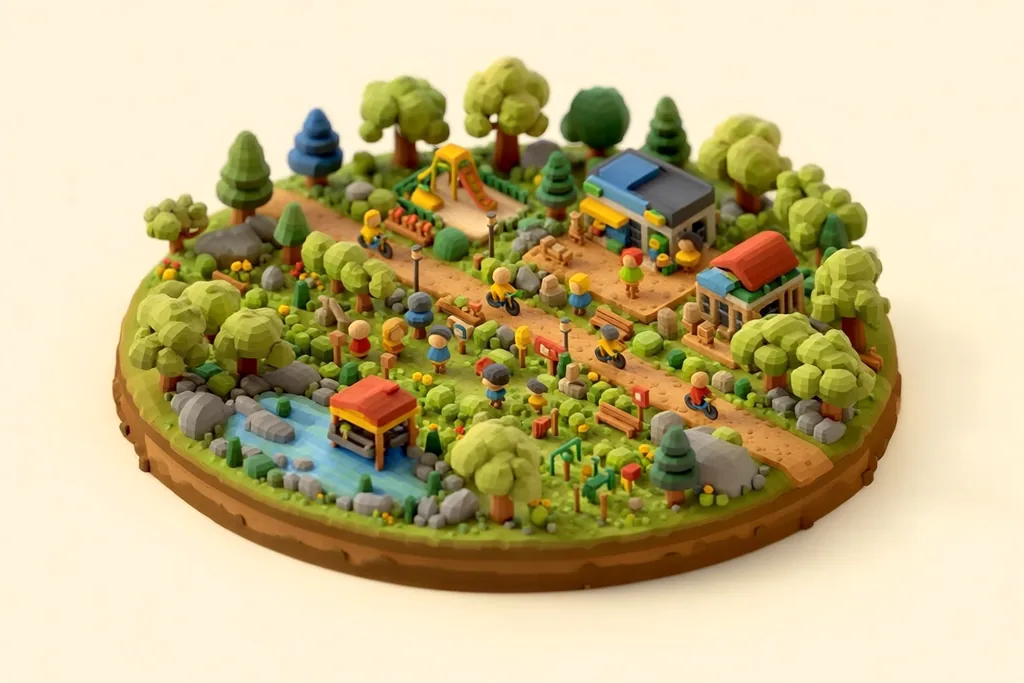 Illustration of Halewood Triangle Park