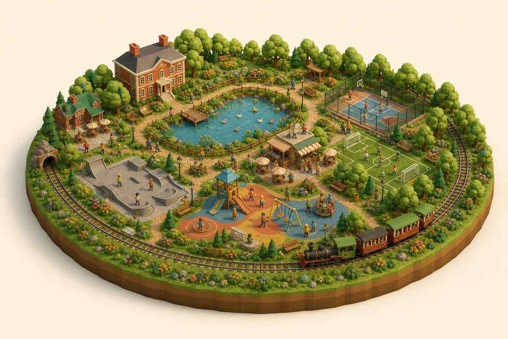 Hammond's Pond - kidzdays illustration