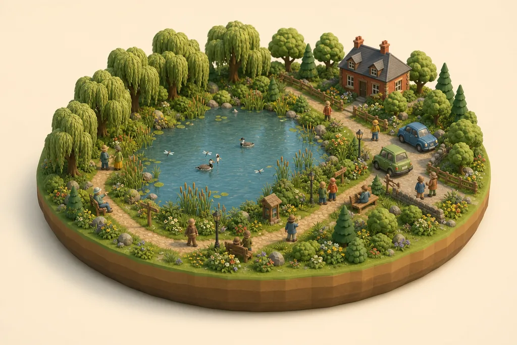 Illustration of Hatchmere Nature Reserve