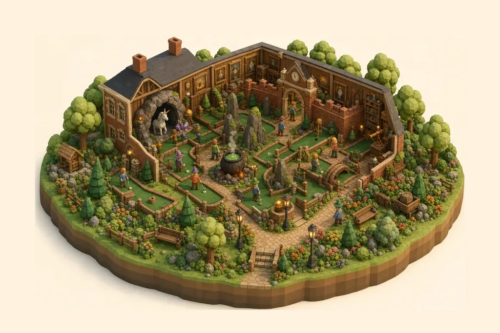 Illustration of The Hole in Wand Chester