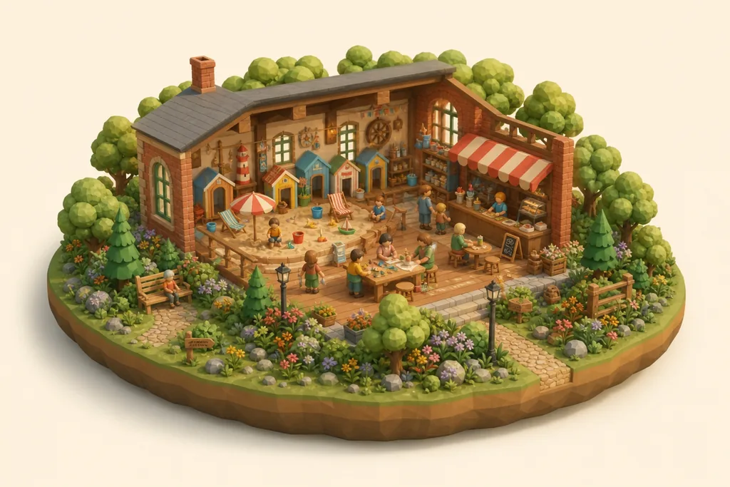 Imagination Bay Adventure Play - kidzdays illustration