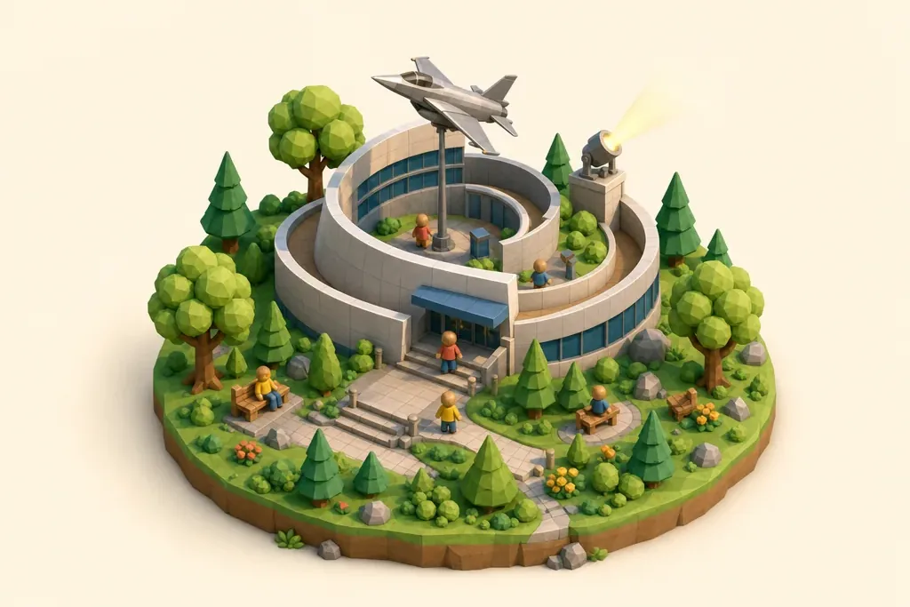 Imperial War Museum North - kidzdays illustration