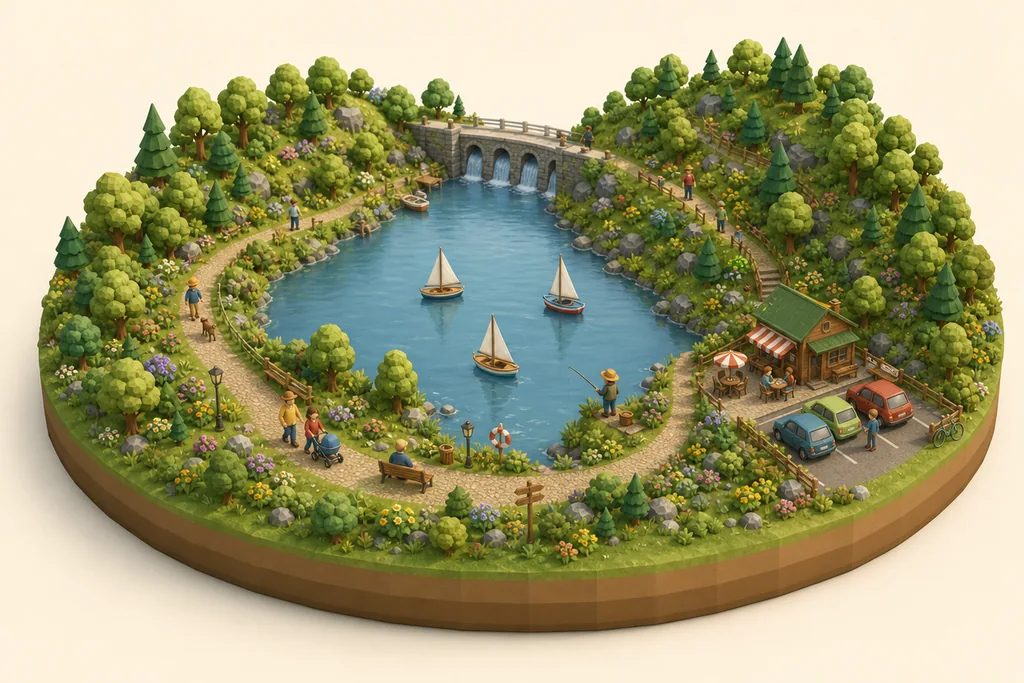 Illustration of Jumbles Country Park