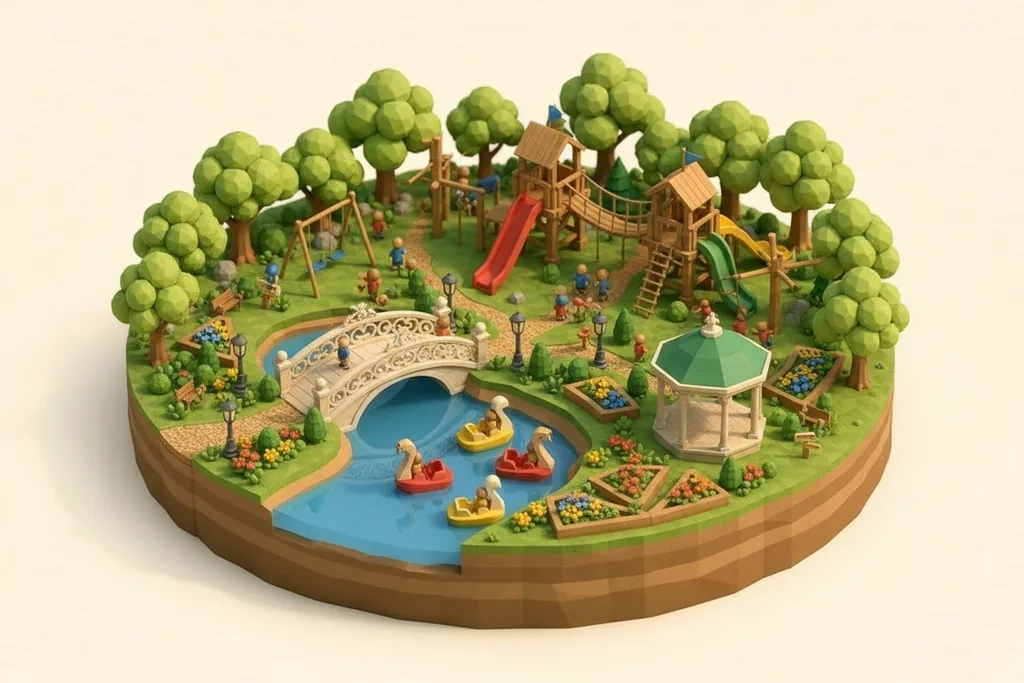 King's Gardens - kidzdays illustration