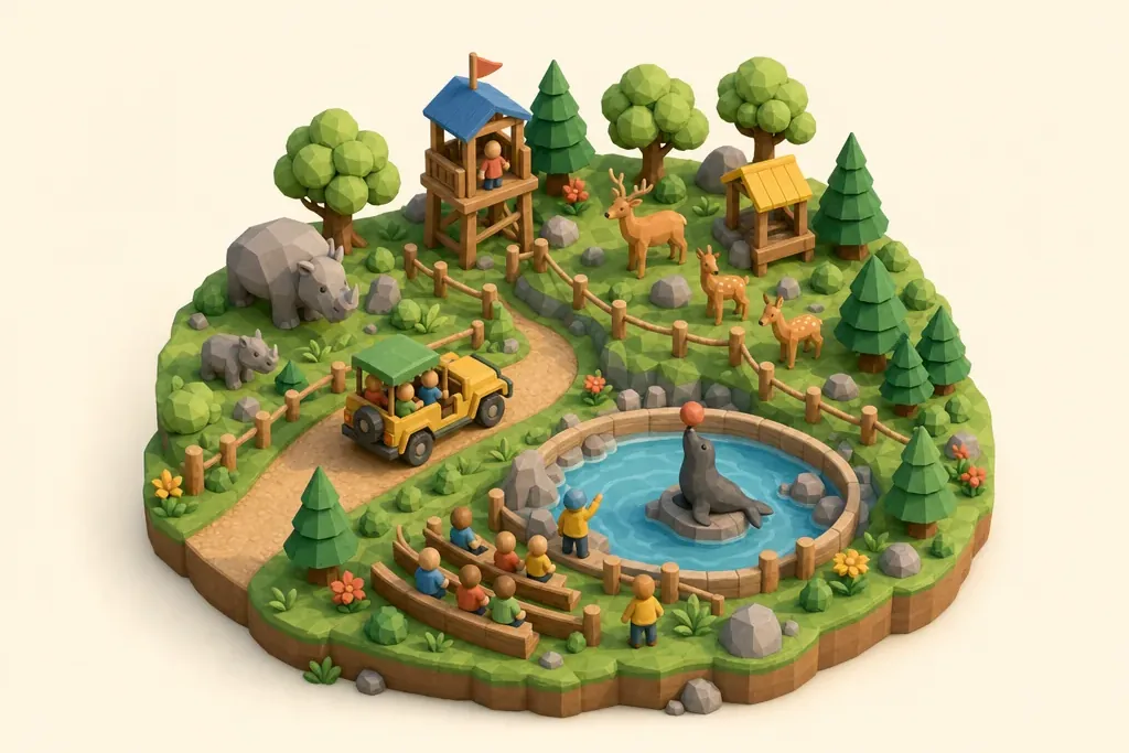 Knowsley Safari - kidzdays illustration