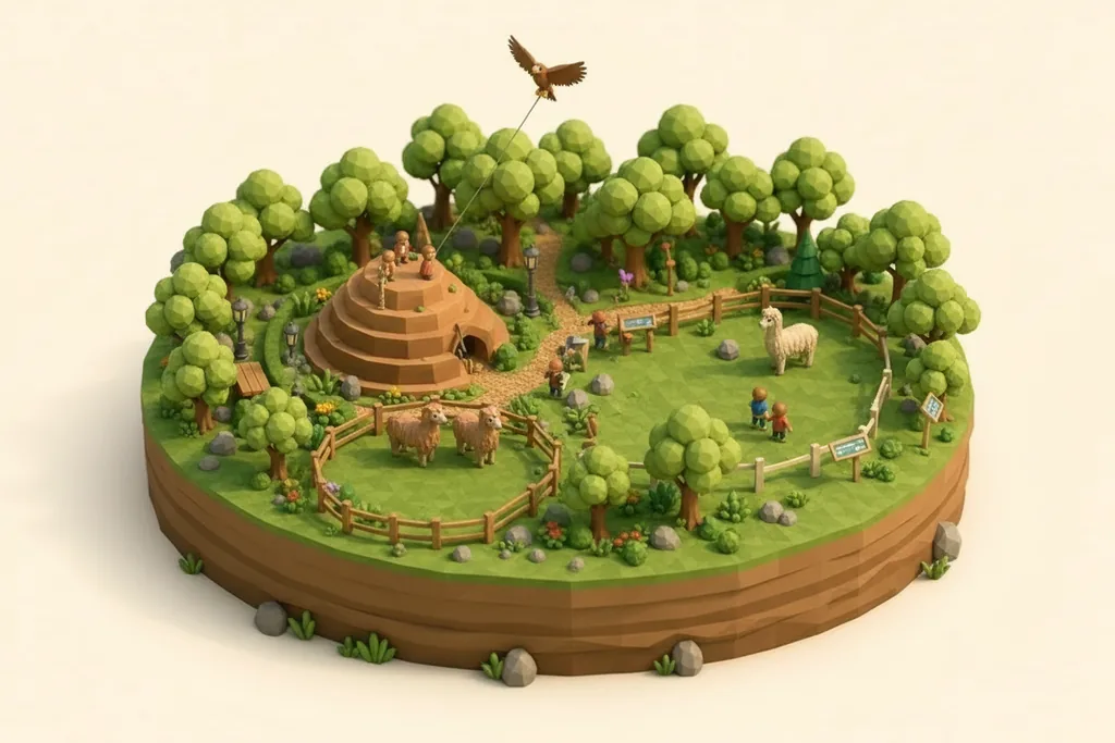 Lake District Wildlife Park - kidzdays illustration