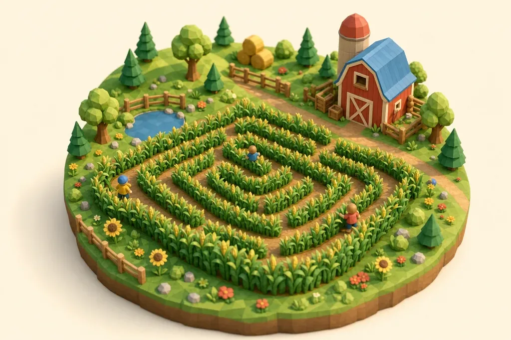 Lakeland Maze Farm Park - kidzdays illustration