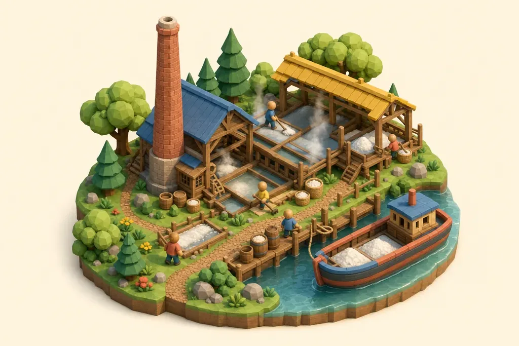 Lion Salt Works - kidzdays illustration
