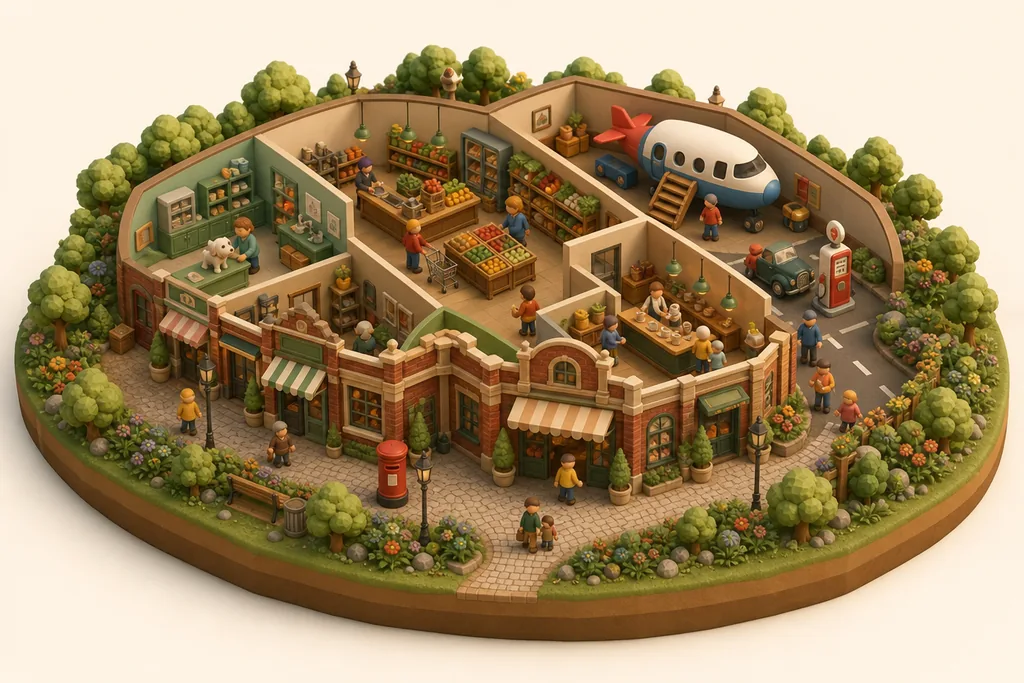 Illustration of Little World for Scholars