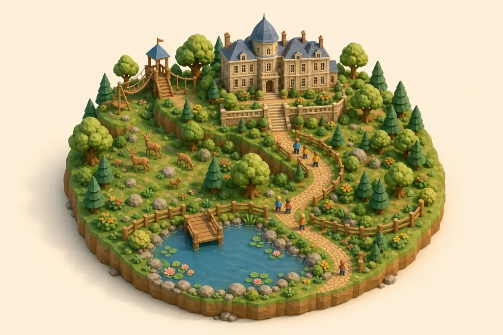 Lyme Park - kidzdays illustration