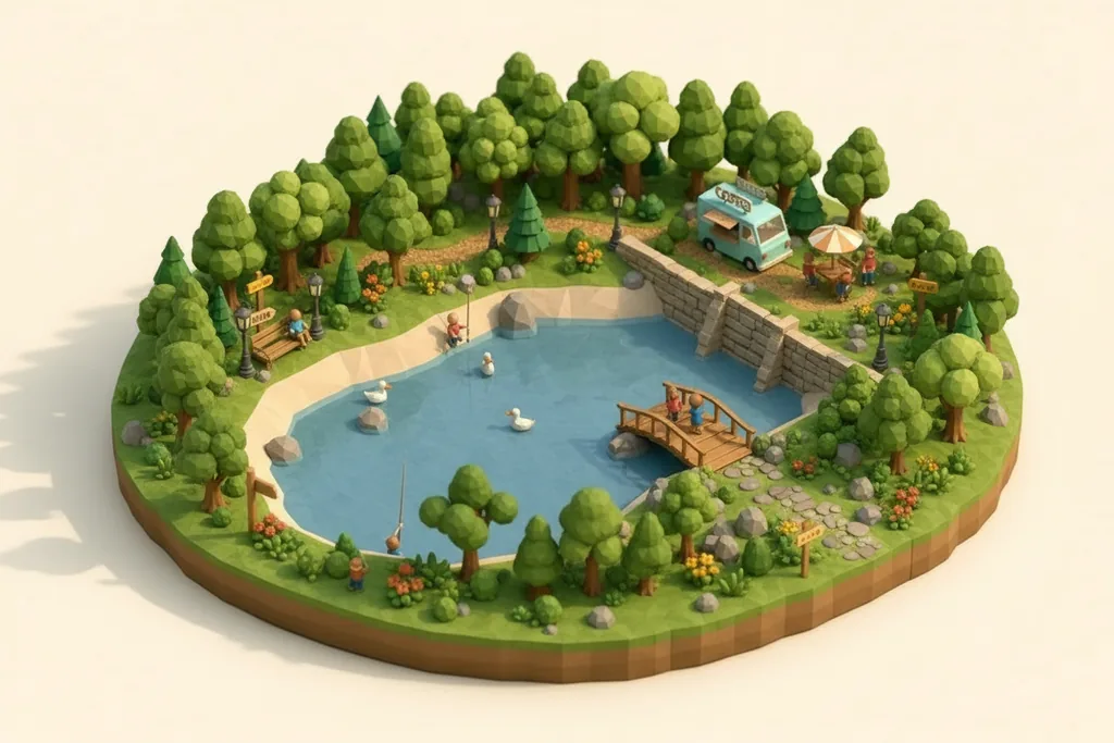 Lymm Dam - kidzdays illustration