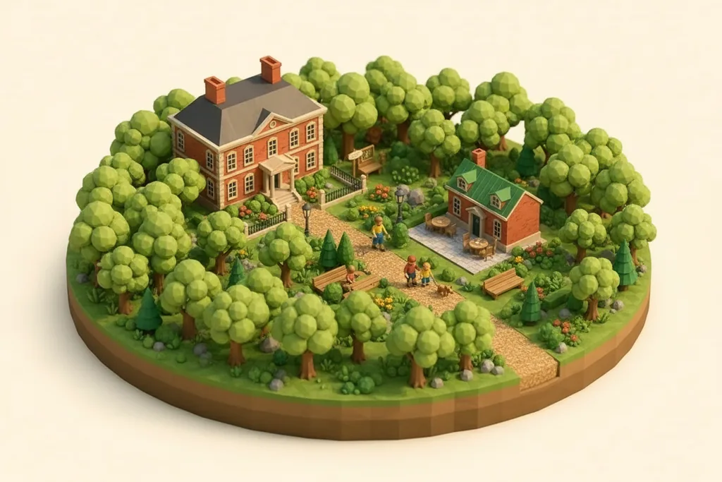 Lytham Hall - kidzdays illustration