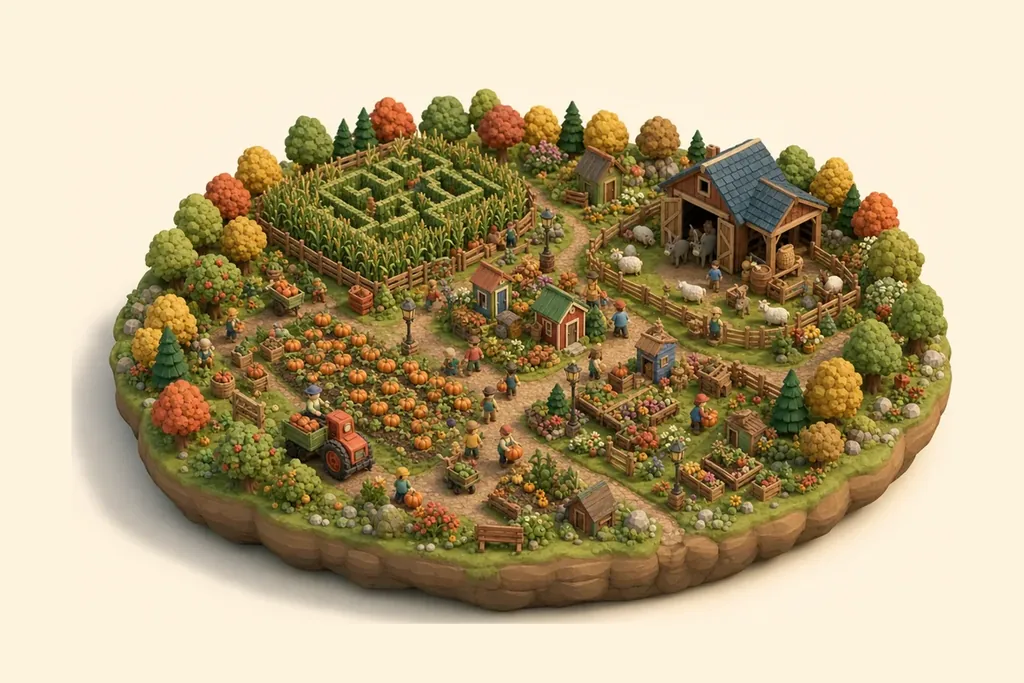 Magical Malpas PYO Farm - kidzdays illustration