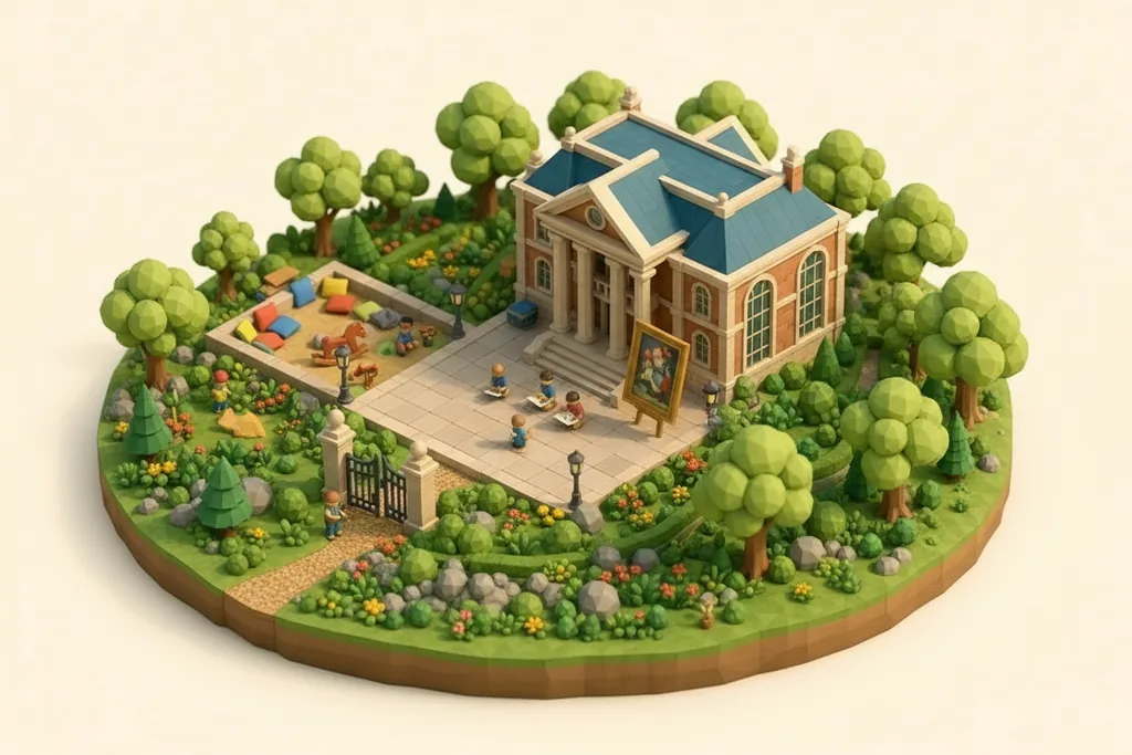 Manchester Art Gallery - kidzdays illustration