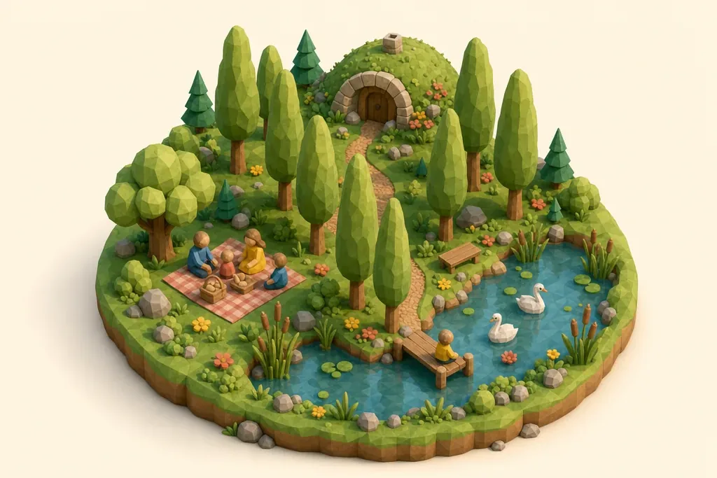 Marbury Country Park - kidzdays illustration