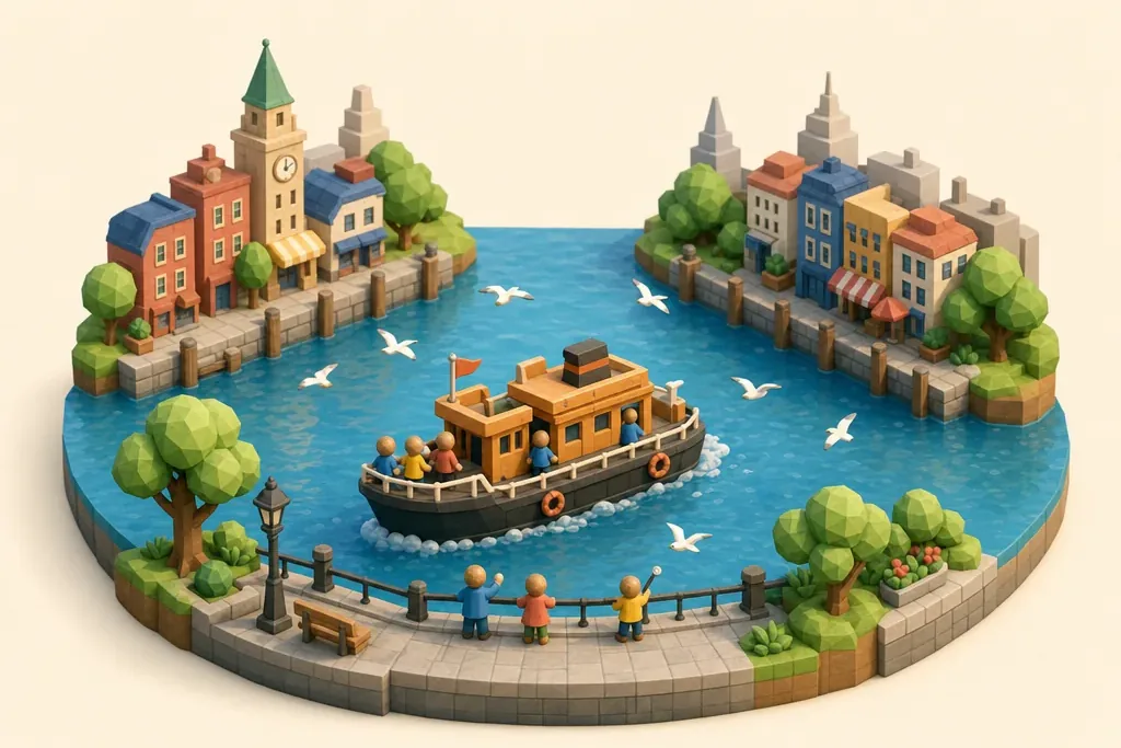 Mersey Ferries River Explorer - kidzdays illustration