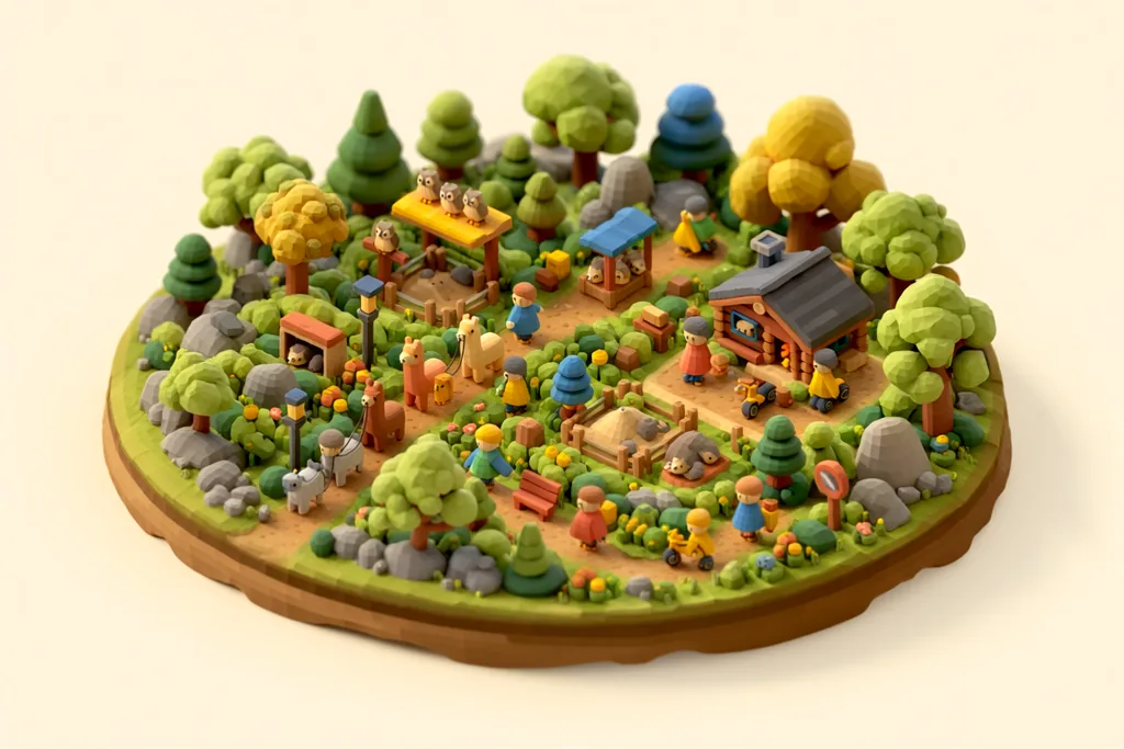 Illustration of Nanny Sharon's Alpaca Farm